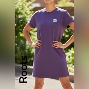 #404 Roots Lavender Short Sleeve Women's Dress